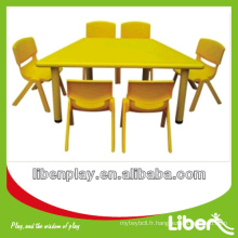 Garderie pour enfants Table en forme de T Tables et chaises pour enfants Série utilisation scolaire LE.ZY.017